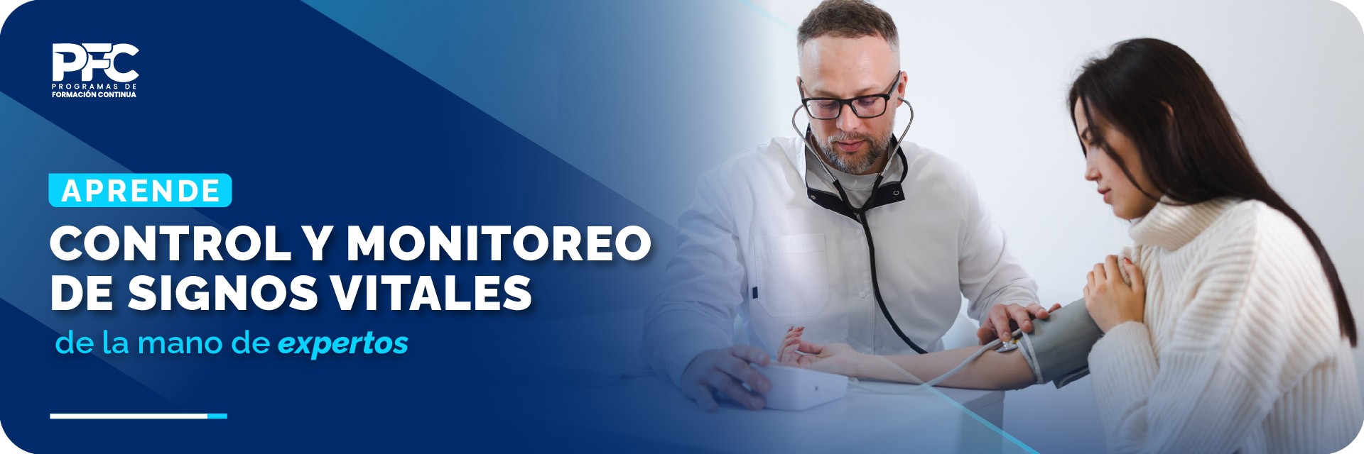 Control y monitoreo de signos vitales